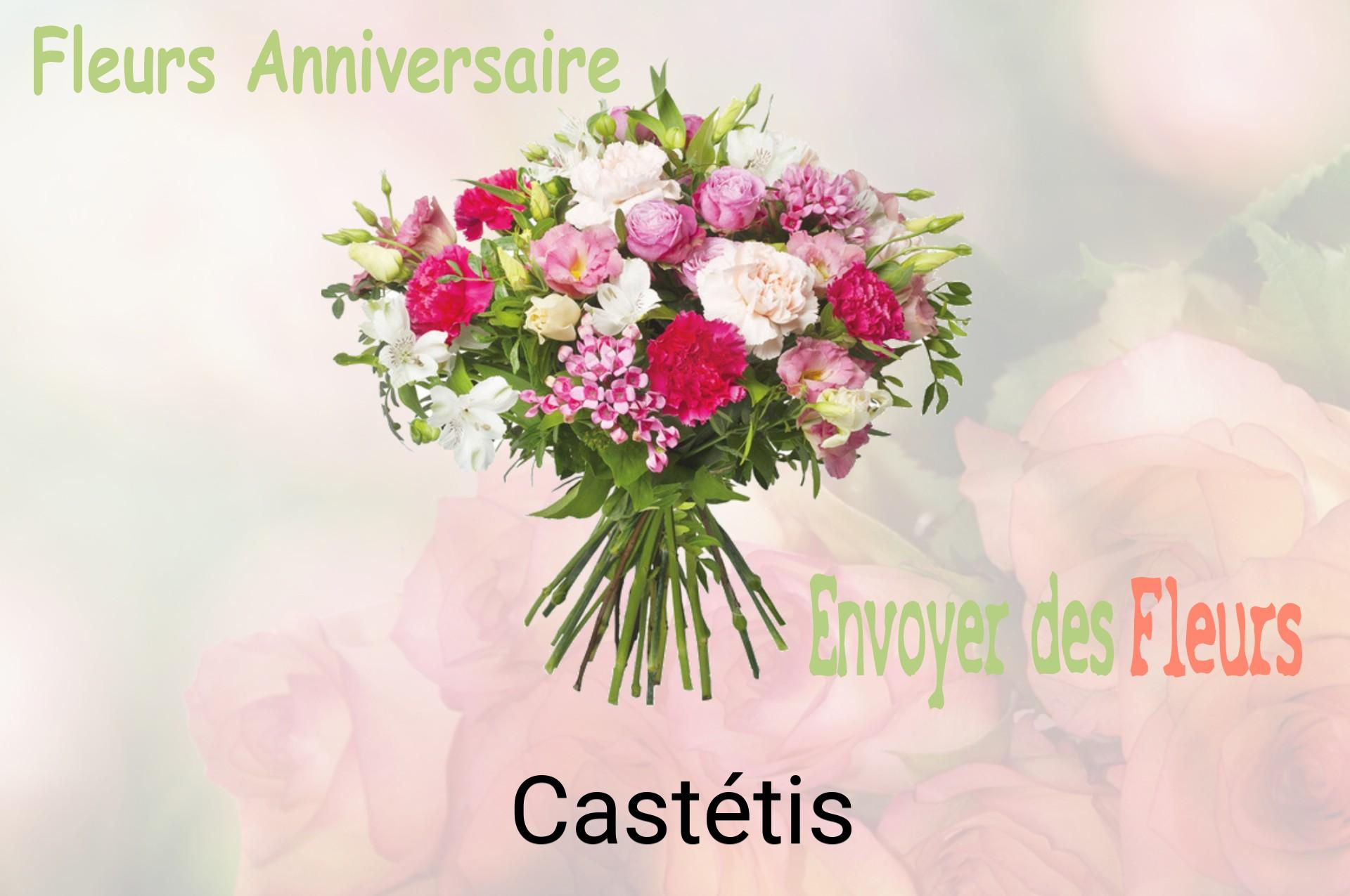 Bouquet de fleurs d’anniversaire livré à Castétis